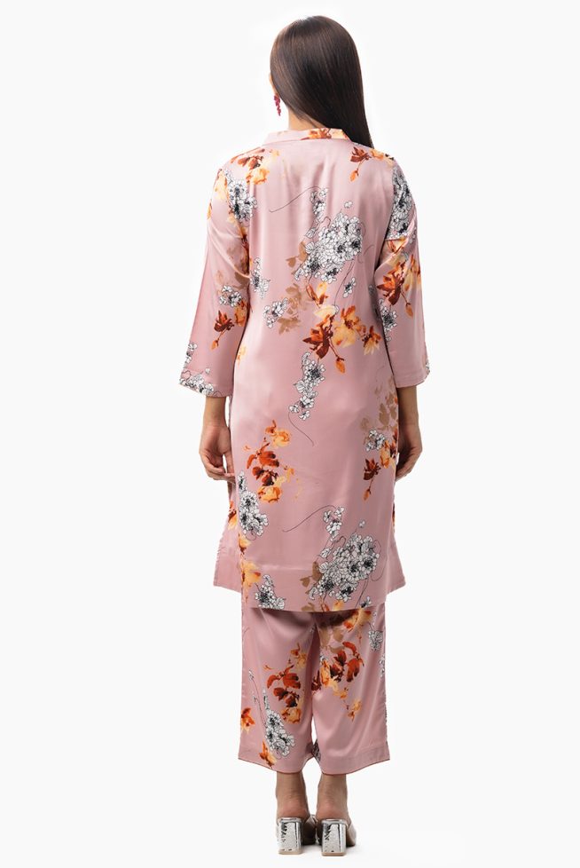 Women's Printed Top-Bottom Set