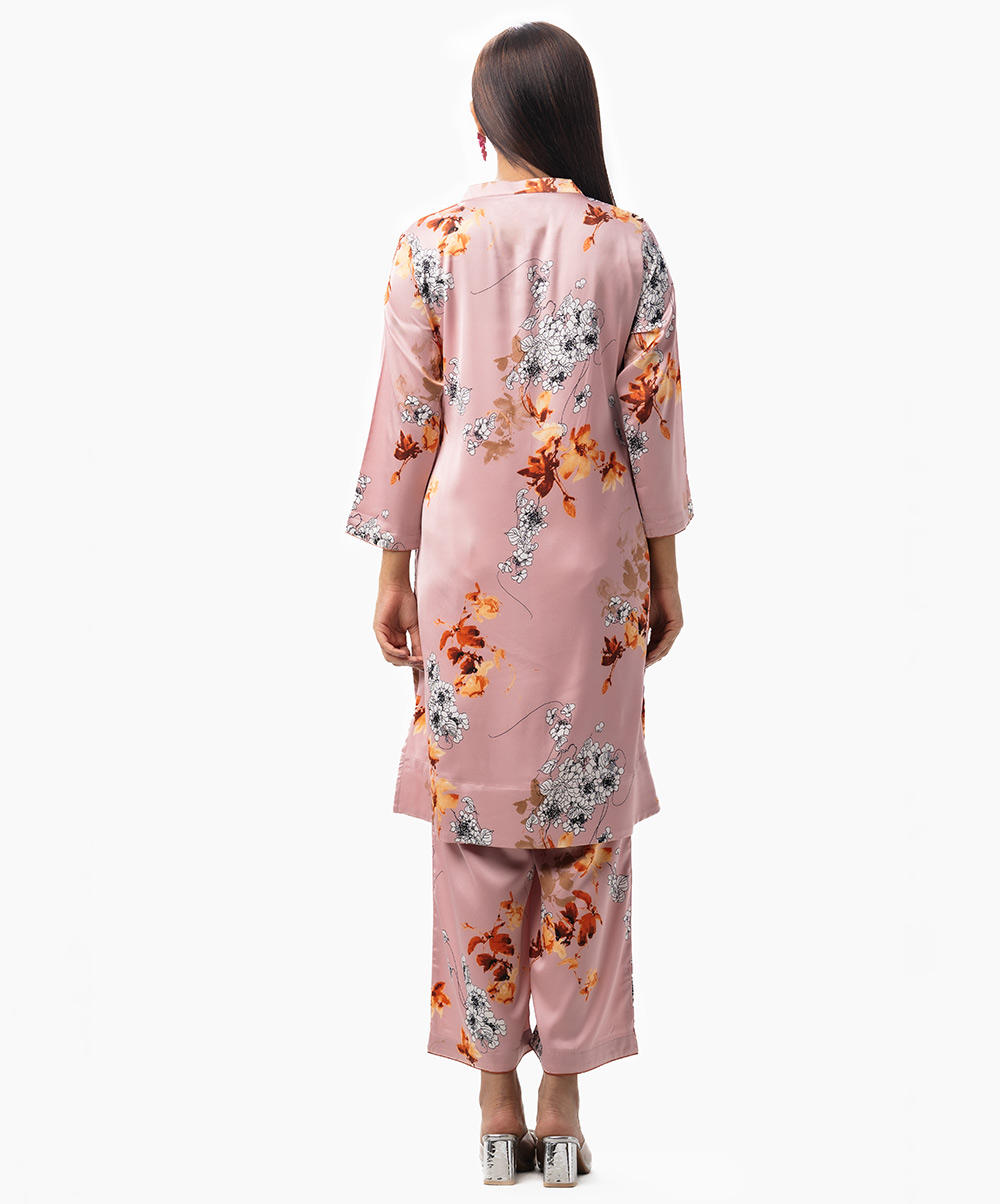 Women's Printed Top-Bottom Set