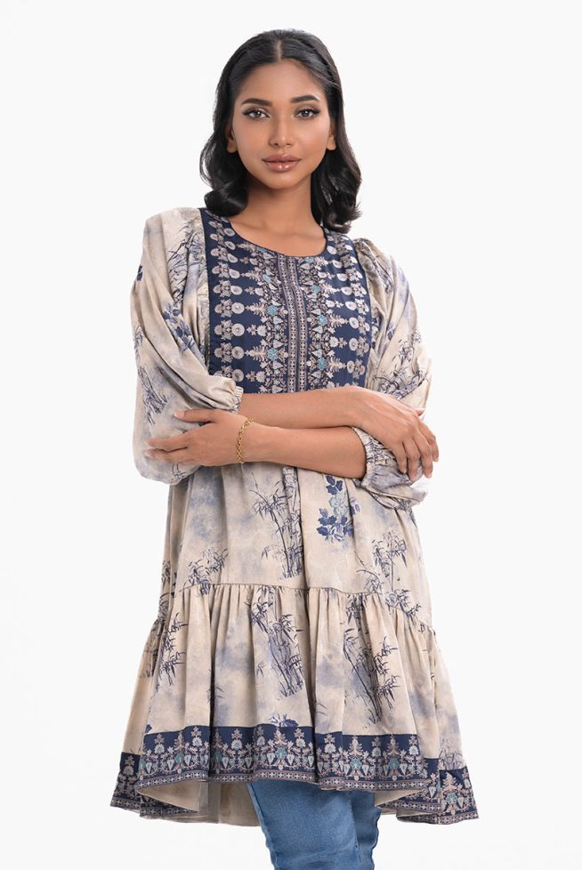 Printed Long Tunic (Nargisus)