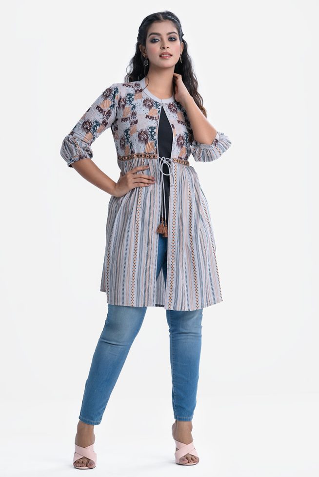 Screen Printed Long Shurg