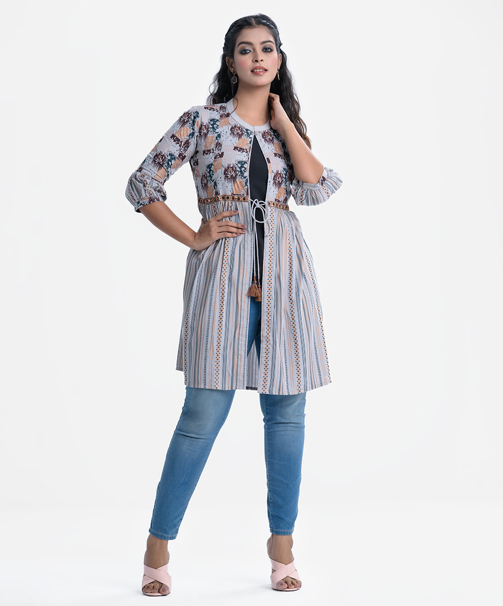 Screen Printed Long Shurg