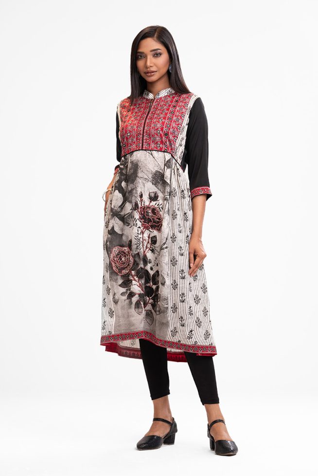 Patterned Long Tunic