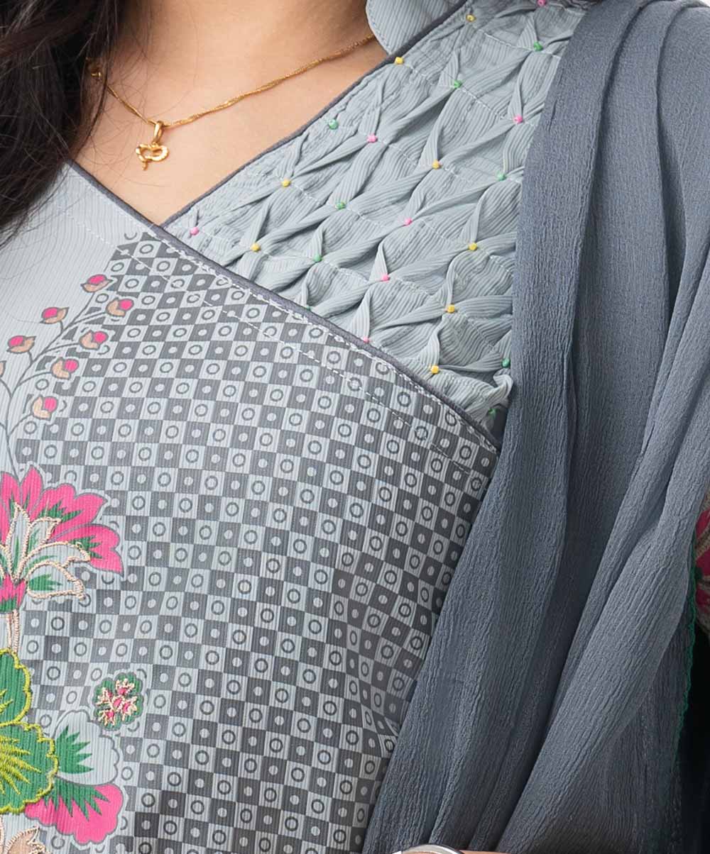 Contemporary Salwar Kameez with Dupatta set