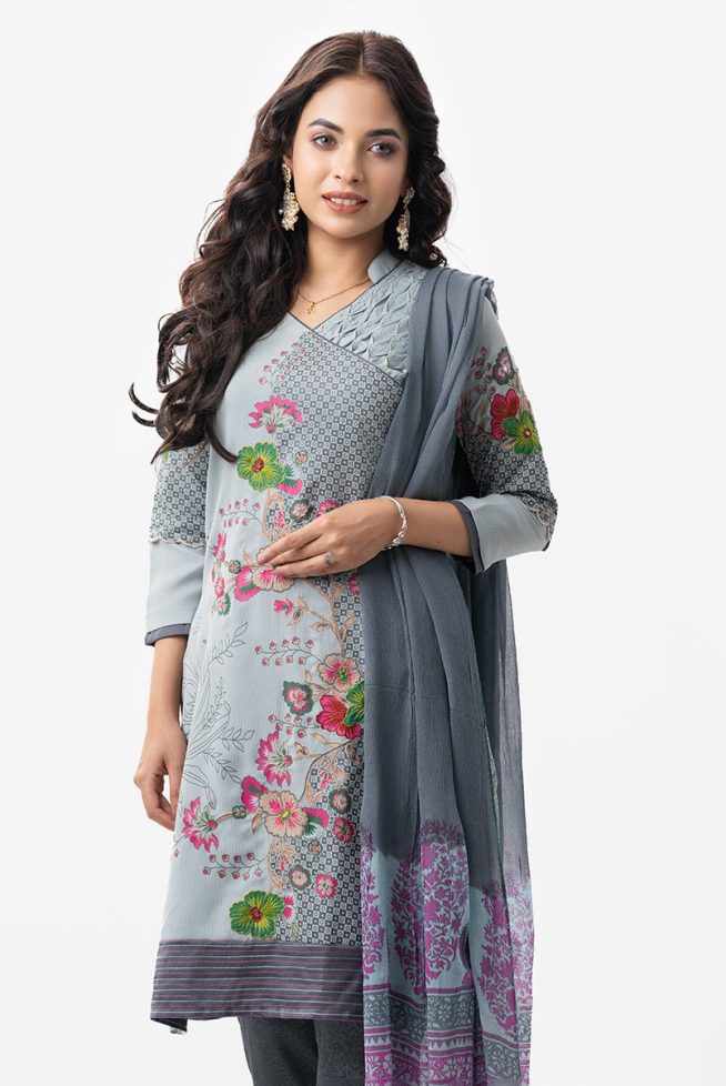 Contemporary Salwar Kameez with Dupatta set