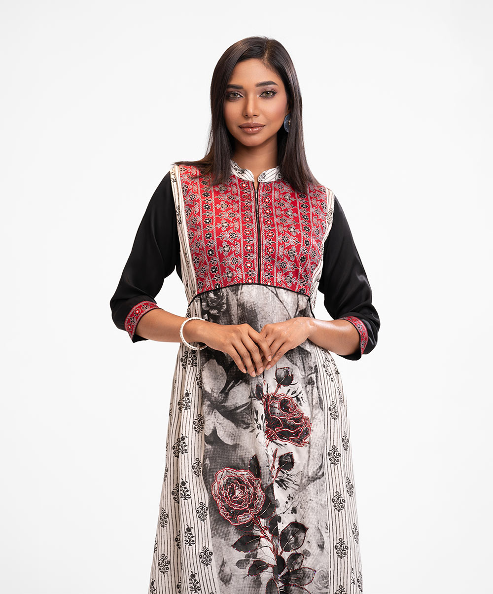 Patterned Long Tunic