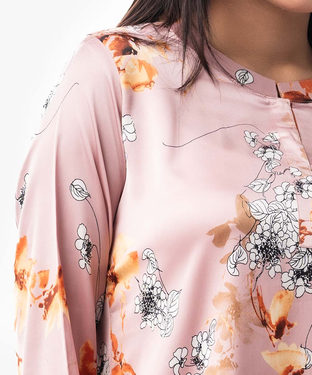 Women's Printed Top-Bottom Set