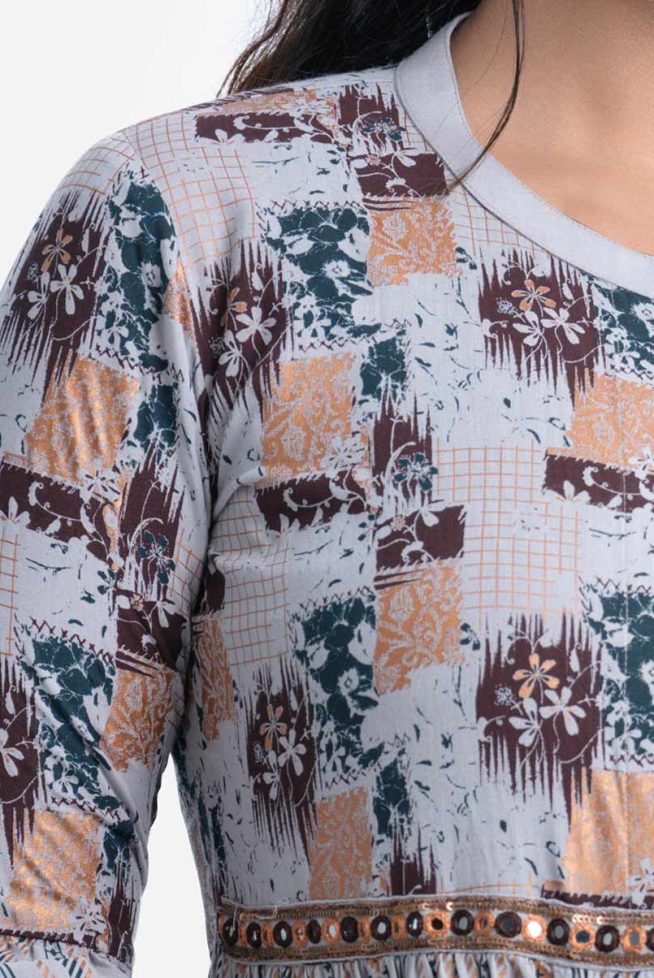 Screen Printed Long Shurg