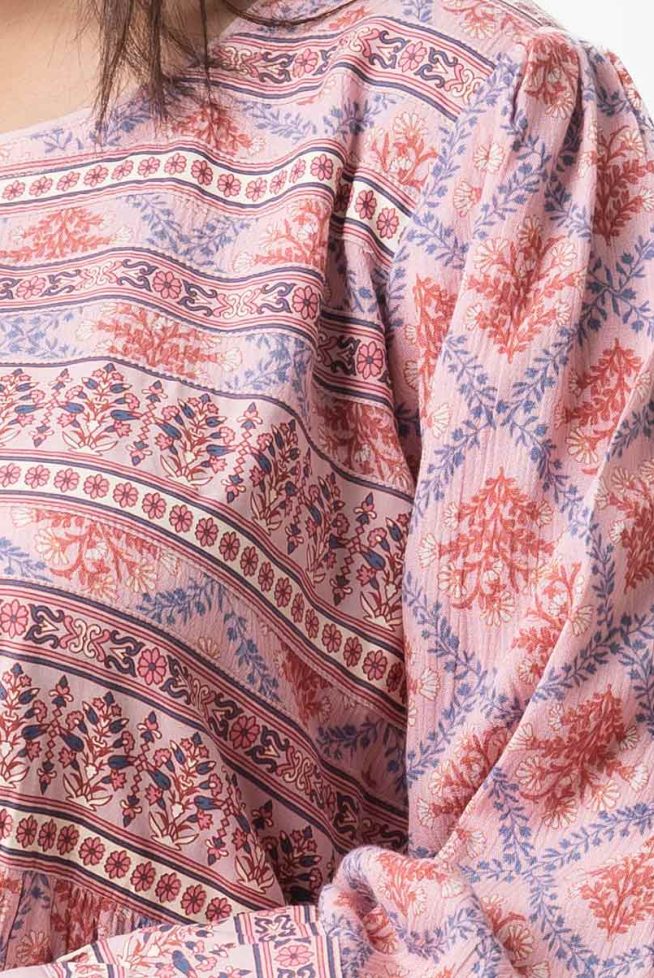 Bohemian Printed Flared Tunic