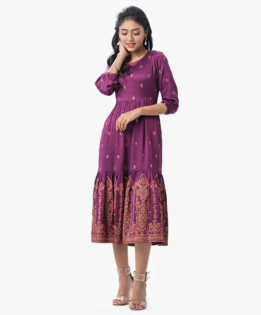 Frock Style Tired Long Tunic