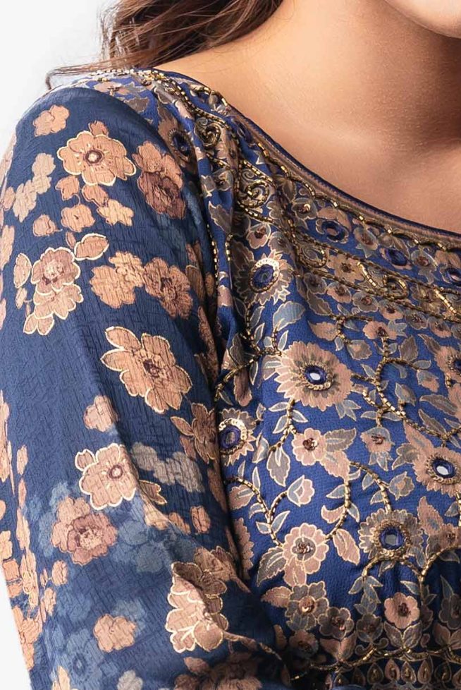 Hand Crafted Designer Long Tunic (Nargisus)