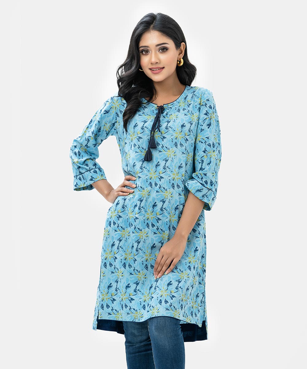 Abstract Hi-Low Tunic