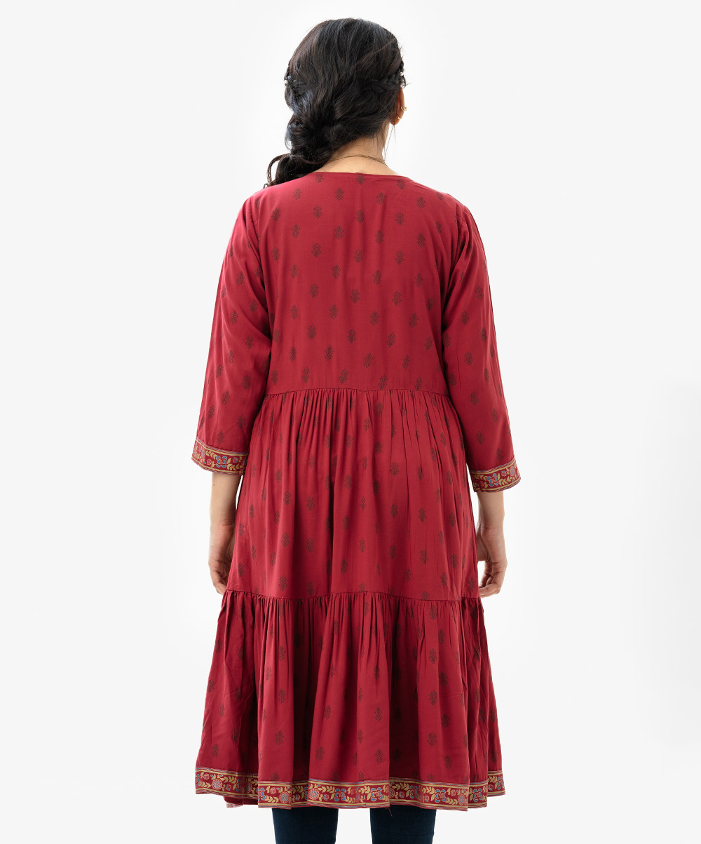 Flower Printed Long Shrug