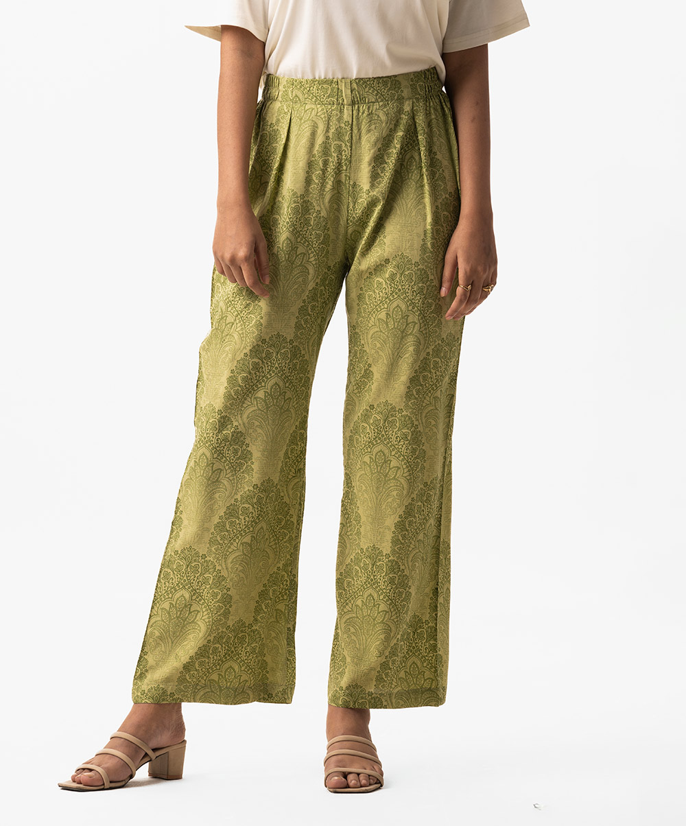 Faded Damask Casual Palazzo