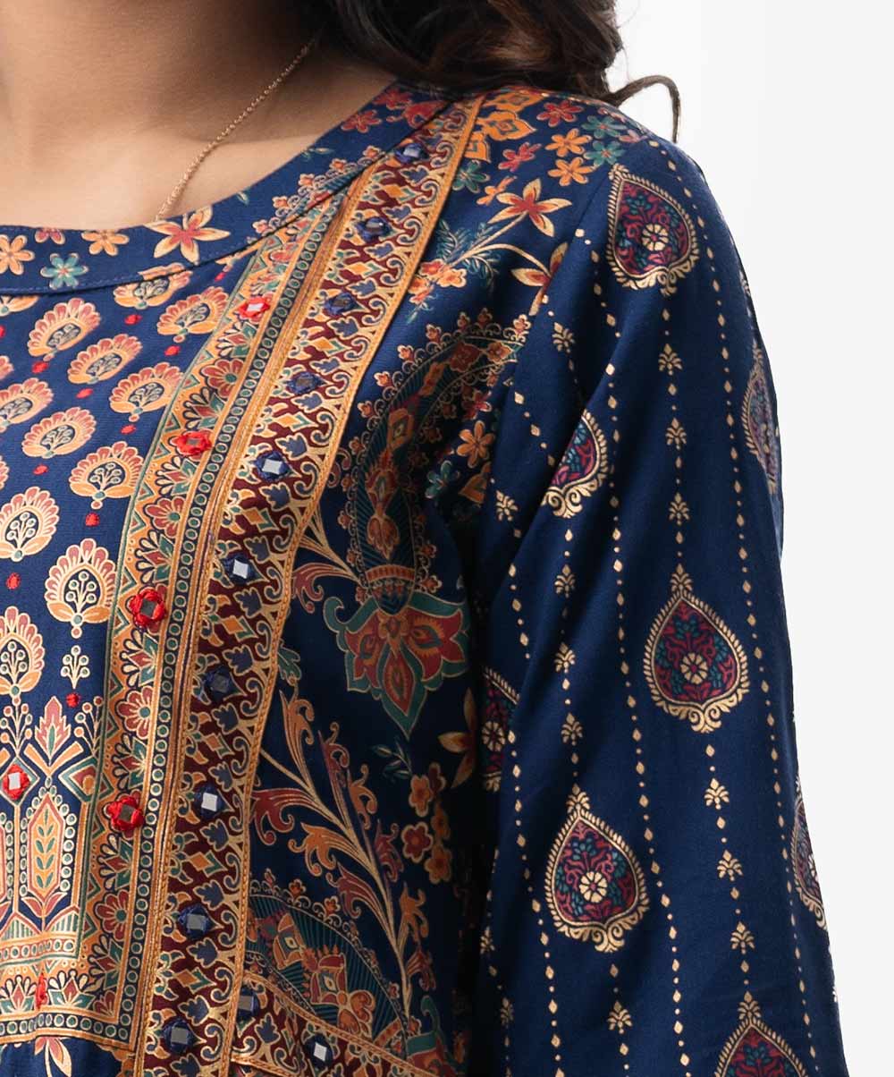 Women's Printed A-line Tunic