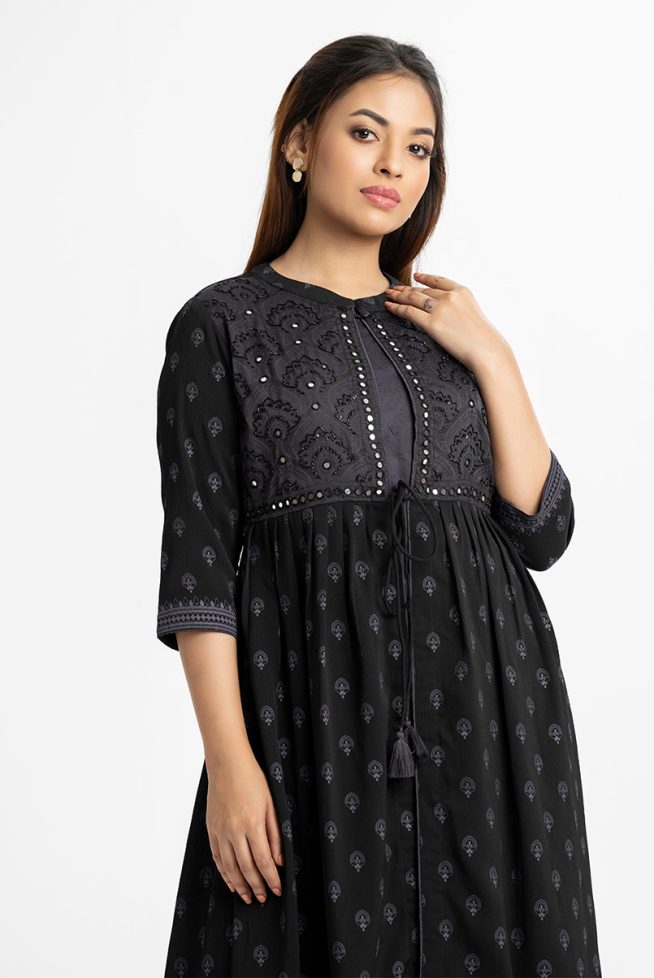 Handcrafted Shrug Style Long Tunic