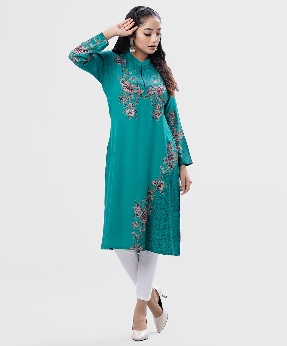 Hand-crafted & Printed Kameez (Nargisus)
