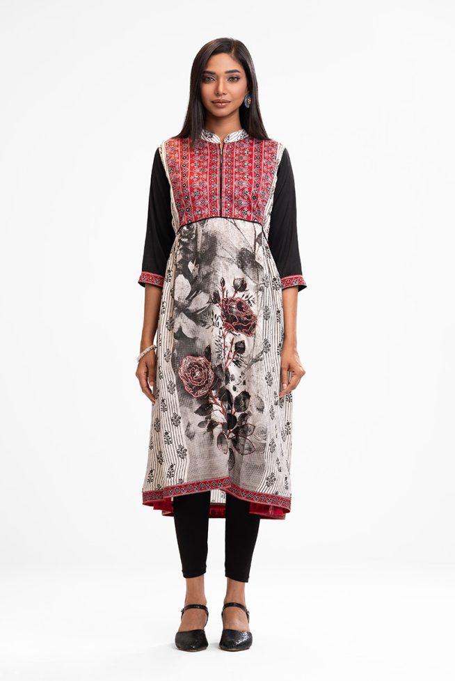 Patterned Long Tunic