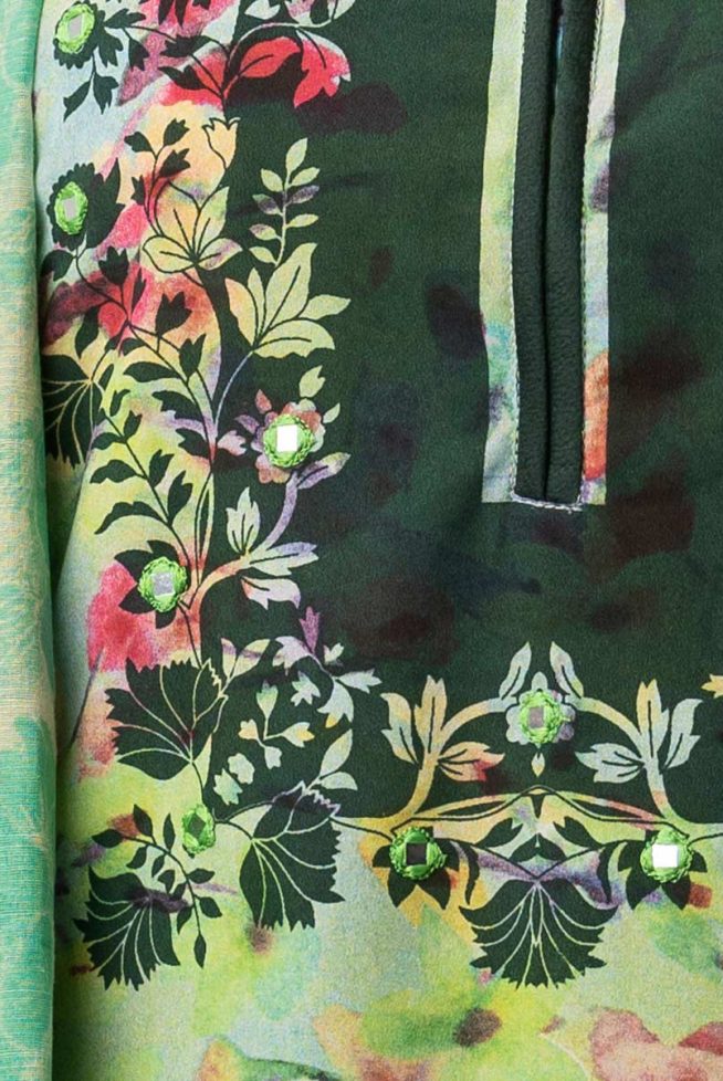 Bloomingdale Printed Salwar Kameez with Dupatta