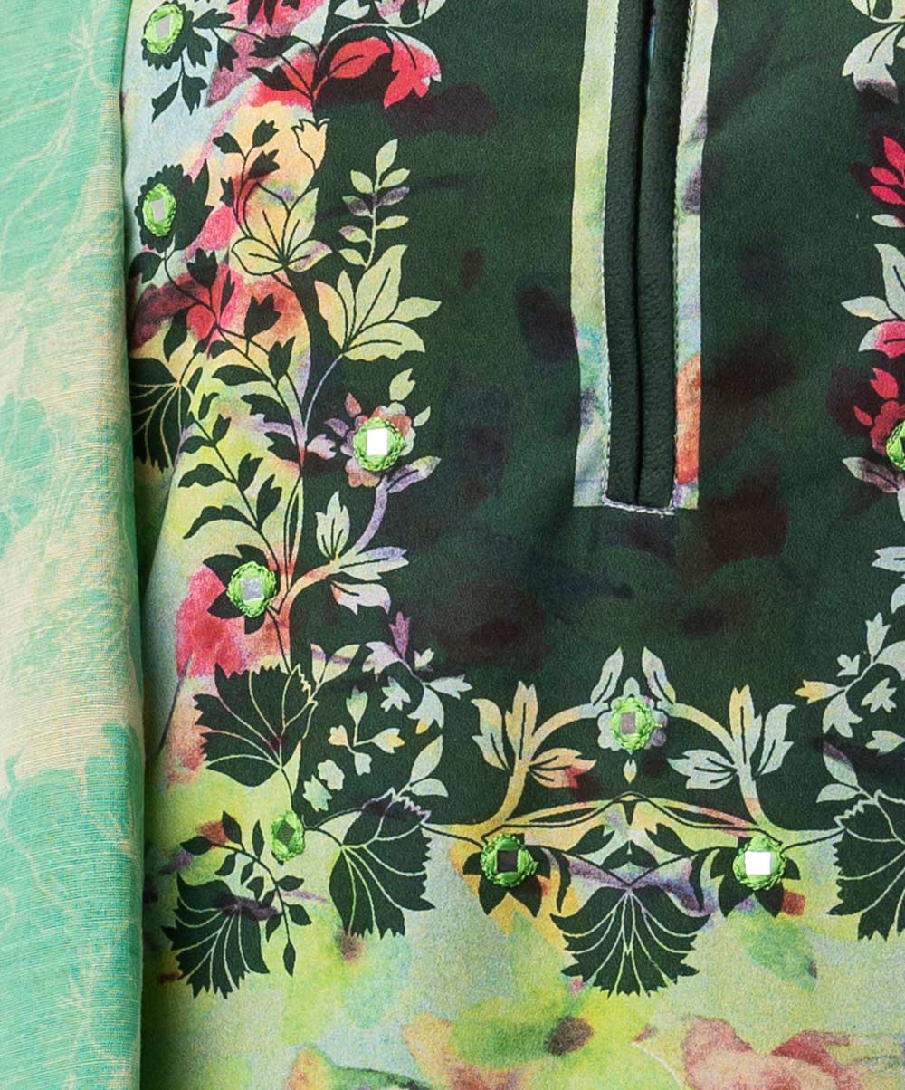 Bloomingdale Printed Salwar Kameez with Dupatta