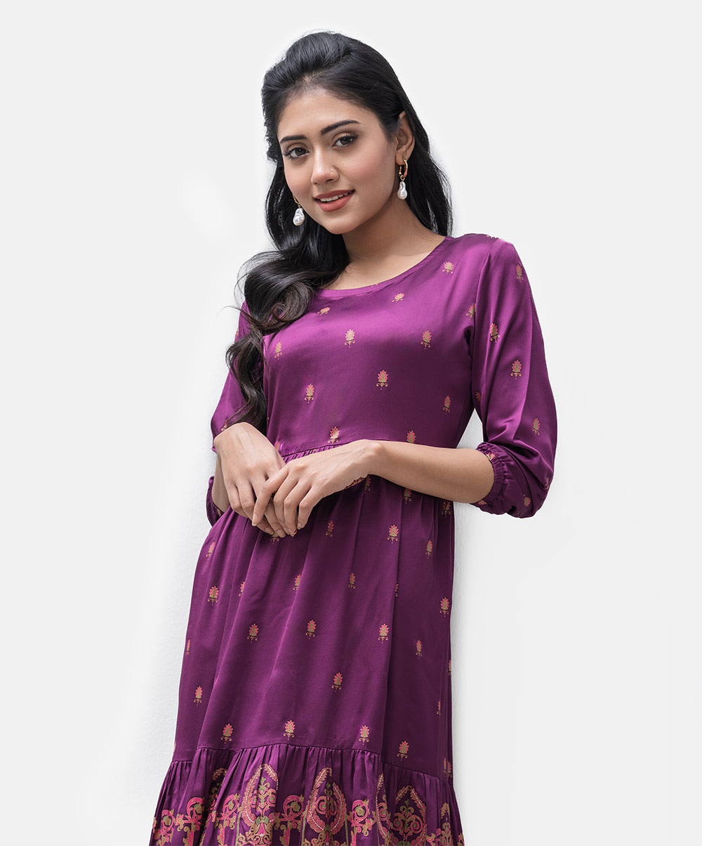 Frock Style Tired Long Tunic