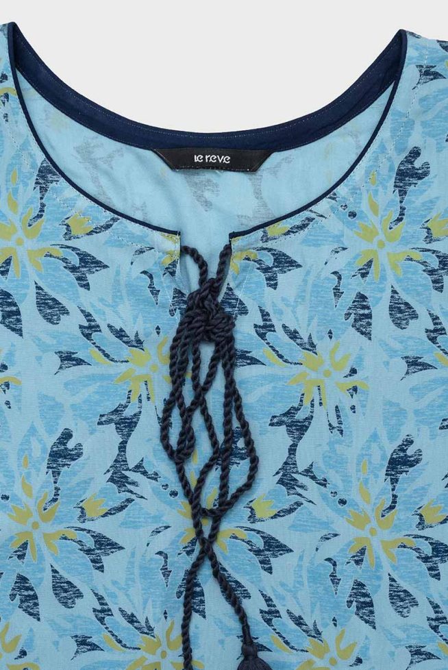 Abstract Hi-Low Tunic