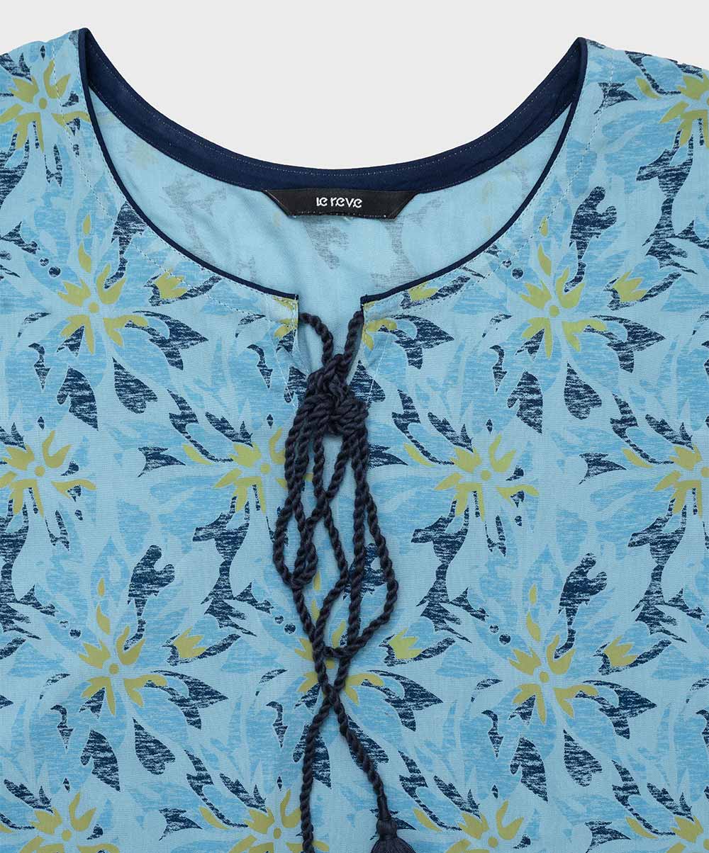 Abstract Hi-Low Tunic