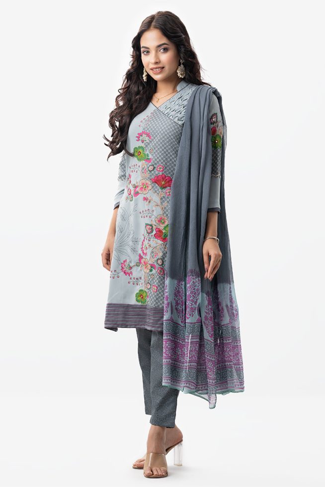 Contemporary Salwar Kameez with Dupatta set