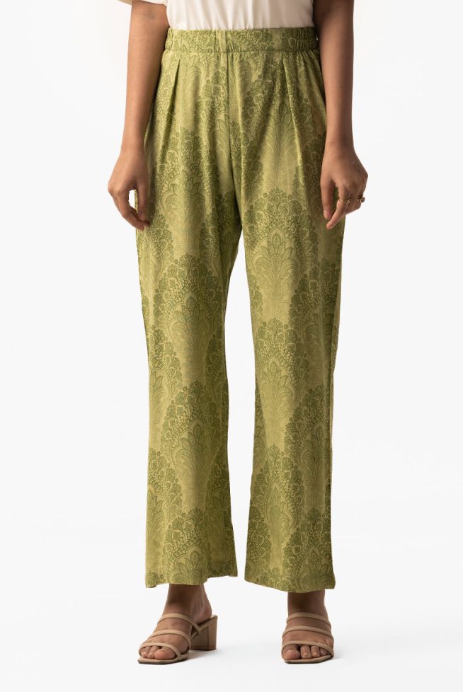 Faded Damask Casual Palazzo