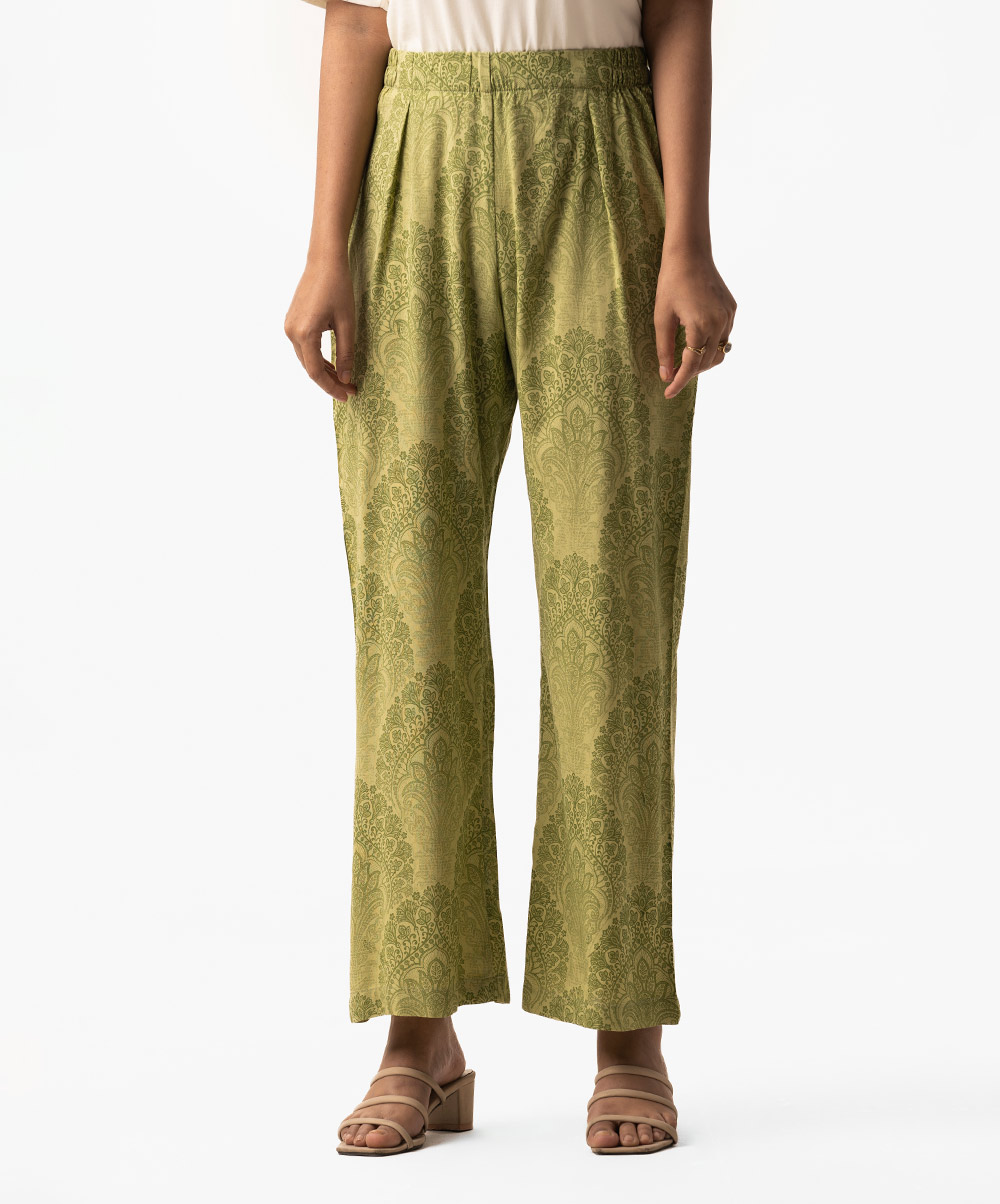 Faded Damask Casual Palazzo