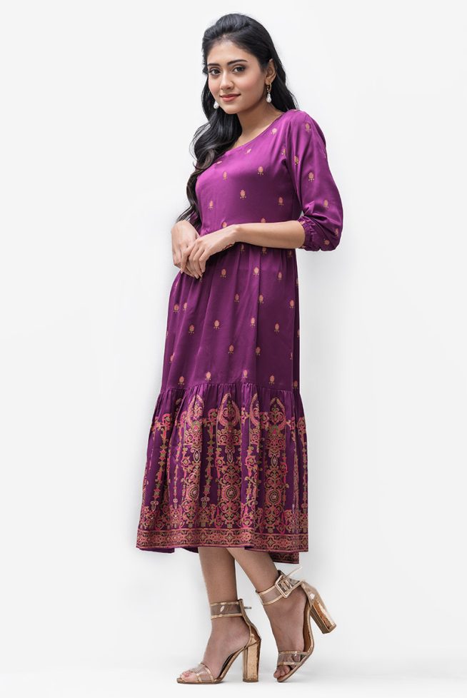 Frock Style Tired Long Tunic