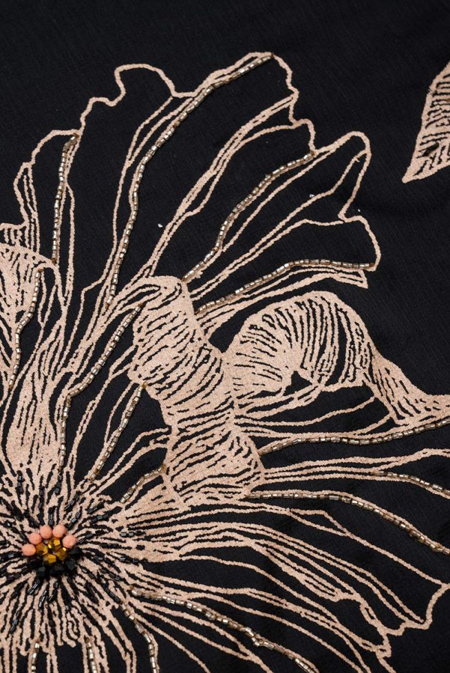 Macro Floral Designer Set with Scarf