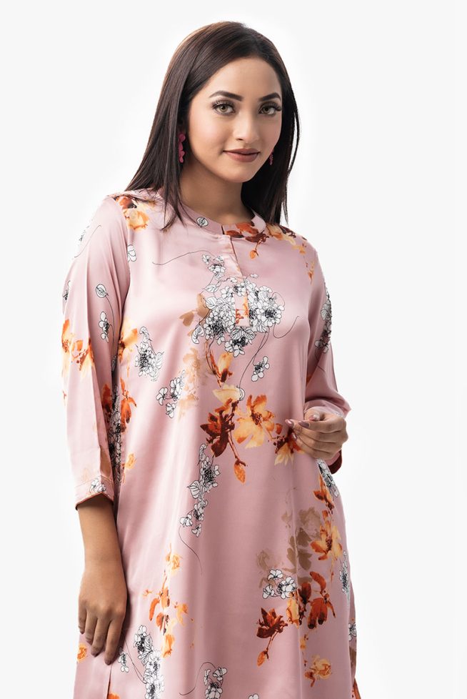 Women's Printed Top-Bottom Set