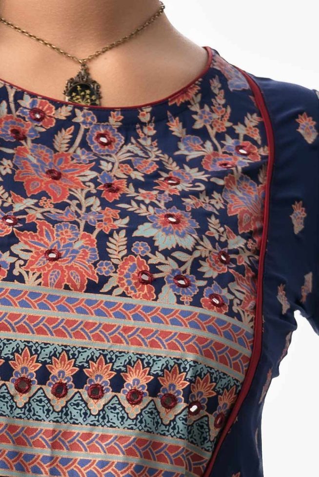 Women's Ethnic Flora Printed Tunic
