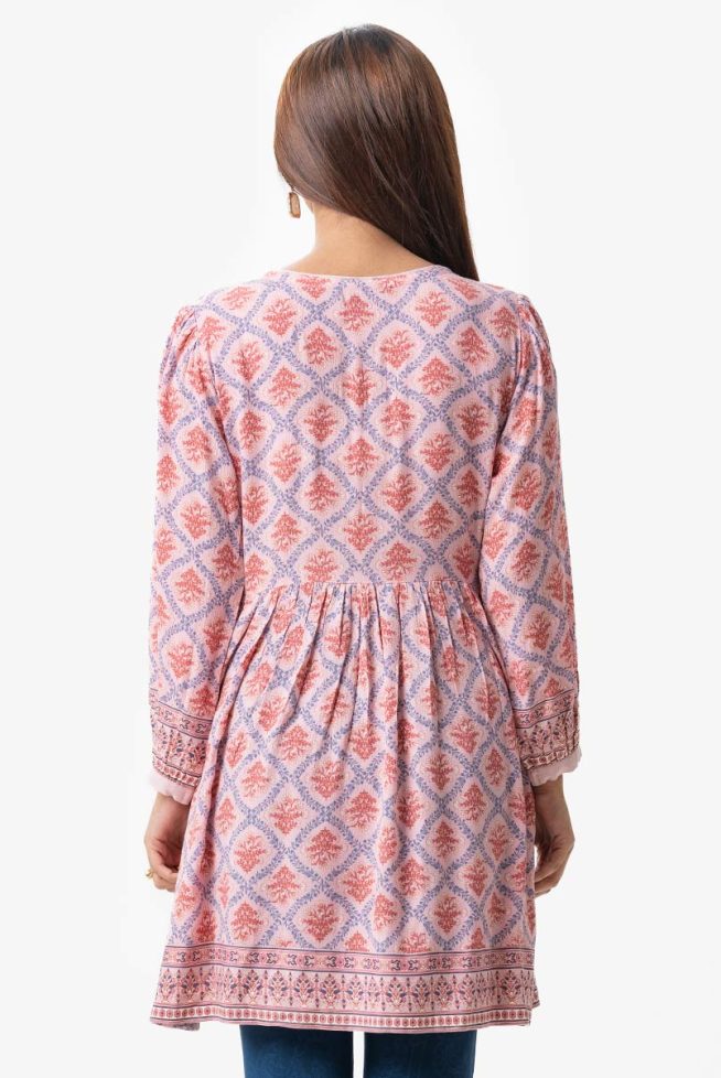 Bohemian Printed Flared Tunic