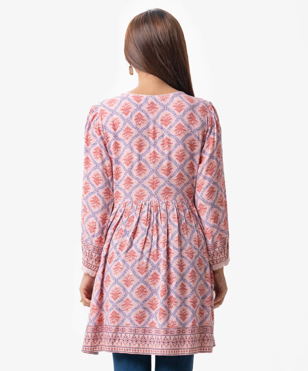 Bohemian Printed Flared Tunic
