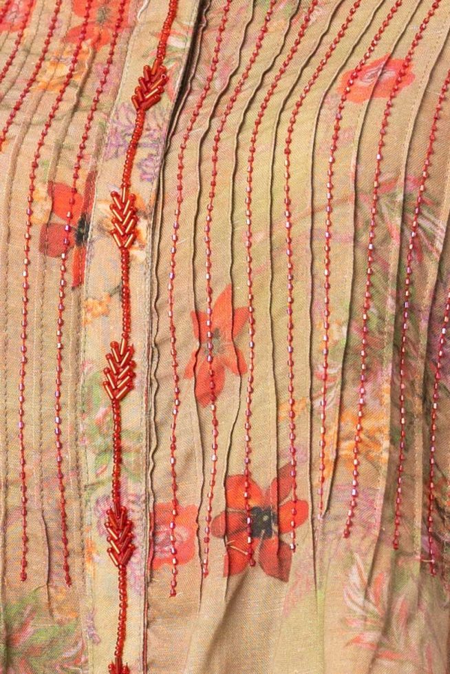 Placement Embroidery Designer Top by Nargisus