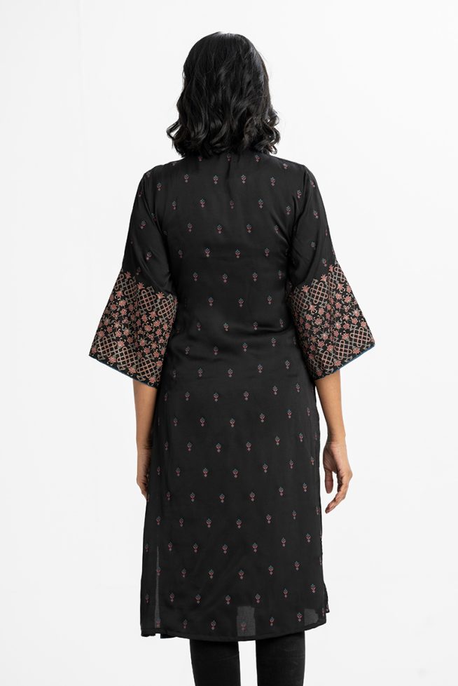 Women's Bell Sleeves Straight Cut Tunic