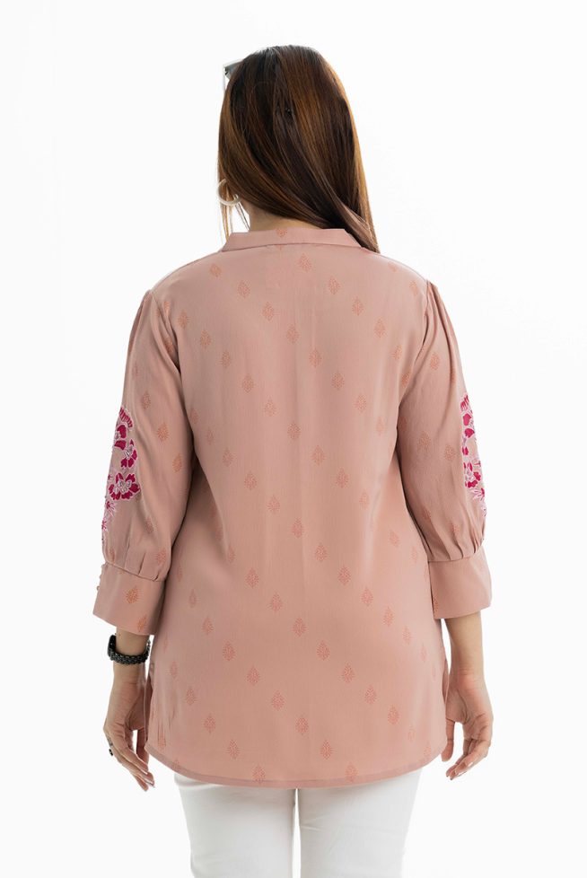 Woman's Short Dusty Pink Tunic