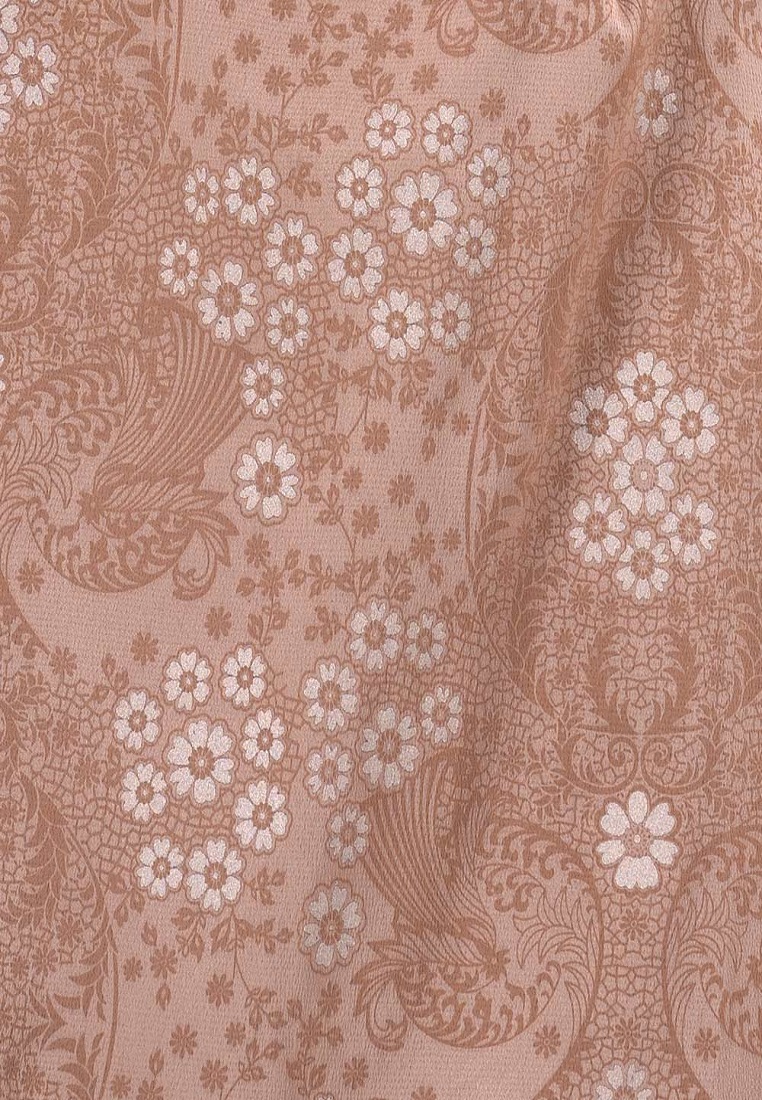 Warm Beige Crepe Straight-Cut Kameez