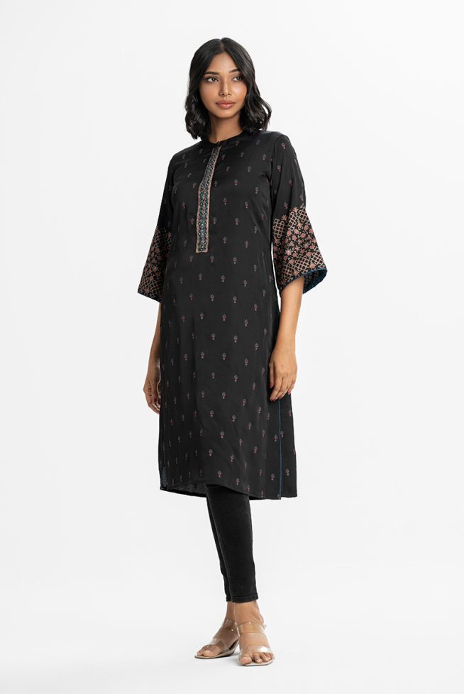 Women's Bell Sleeves Straight Cut Tunic