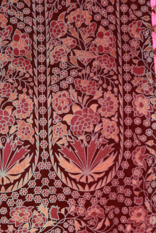 Burgendy Velveteen Long Tunic