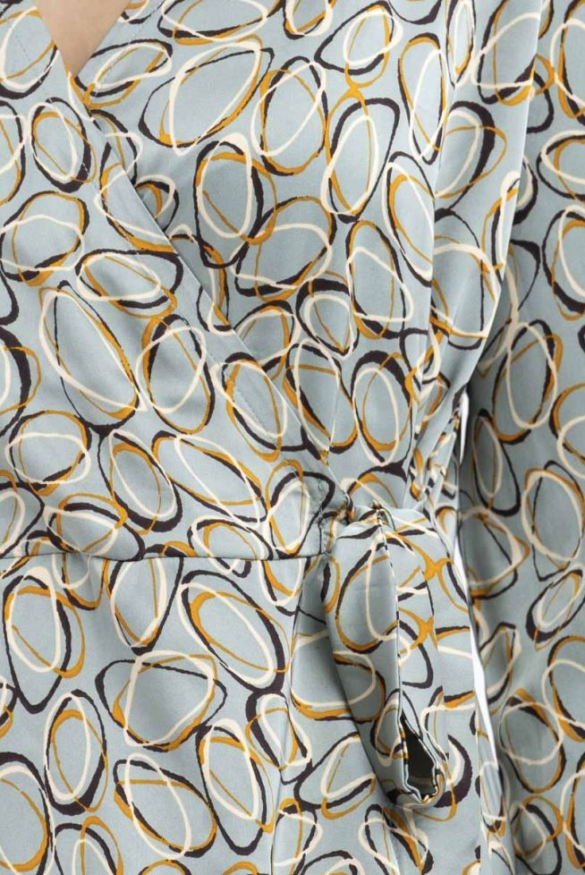 Mint Polyester Pattern Tunic