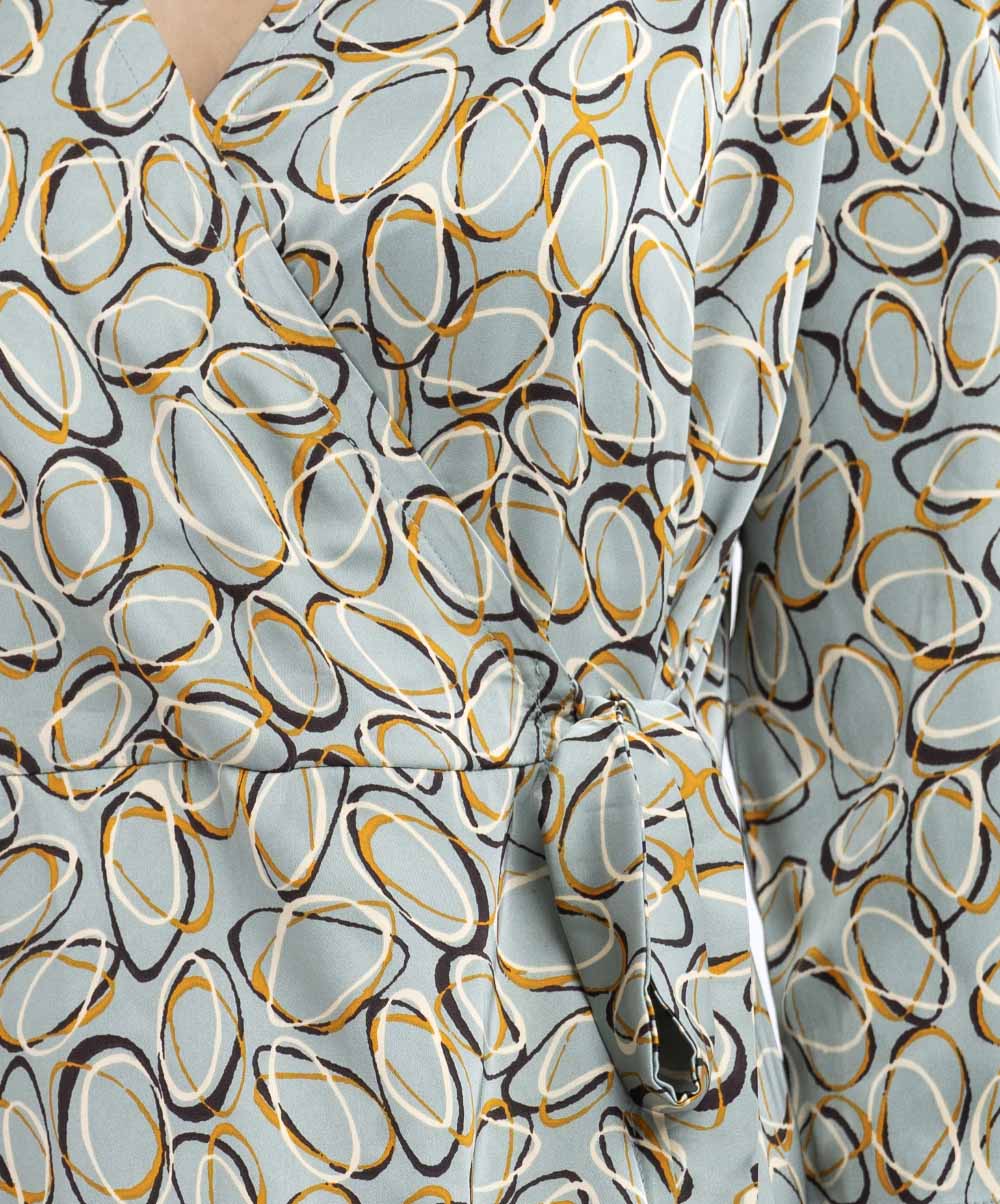 Mint Polyester Pattern Tunic