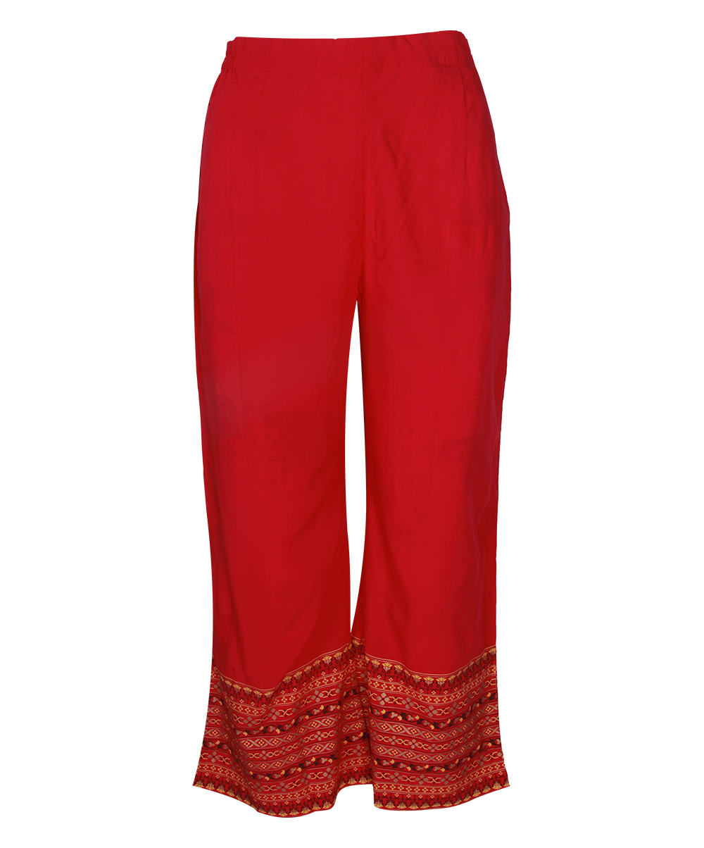 Magenta Regular Fit Palazzo