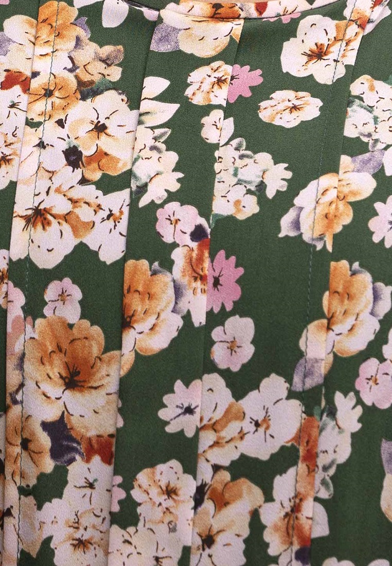 Dark Olive Pattern Tops