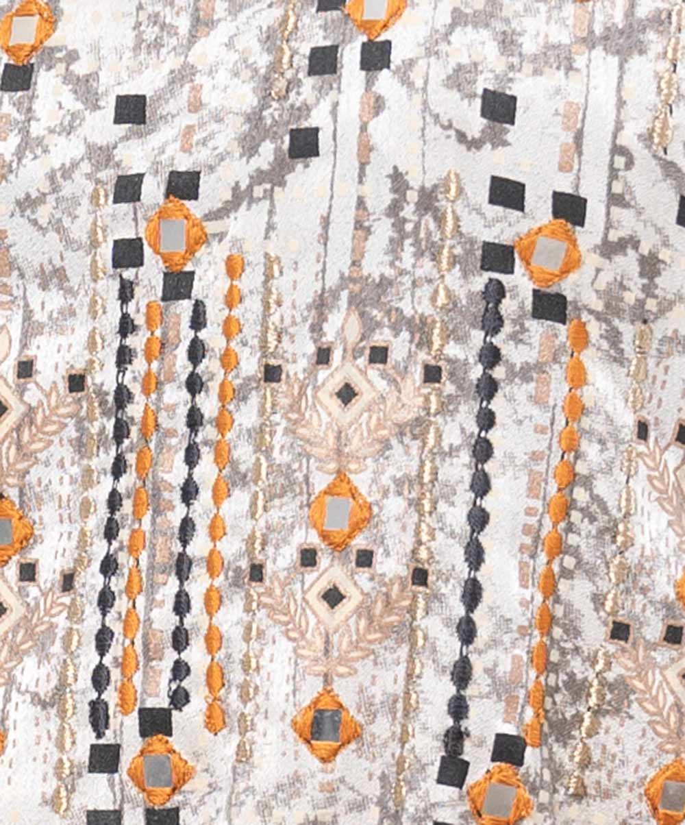 Off White Straight Cut Kameez