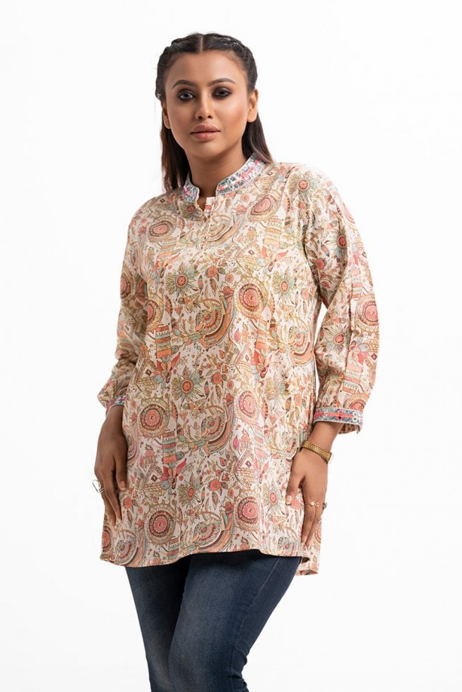 Multi-color Women’s Printed Tunic