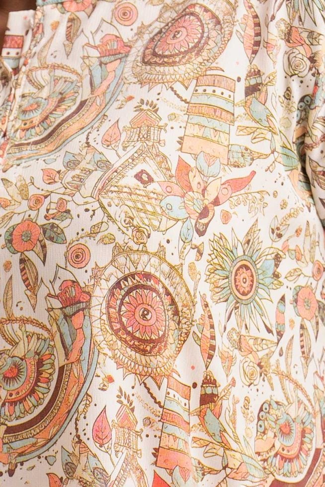 Multi-color Women’s Printed Tunic