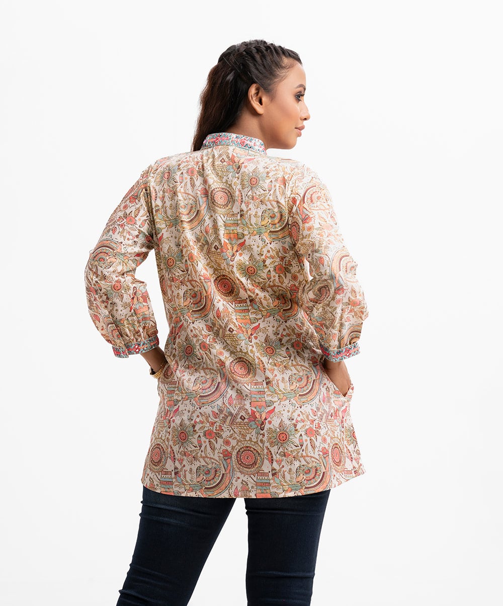 Multi-color Women’s Printed Tunic