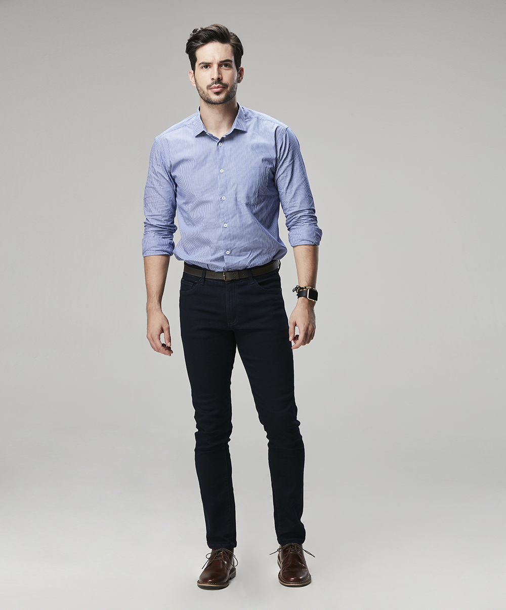 formal shirt jeans